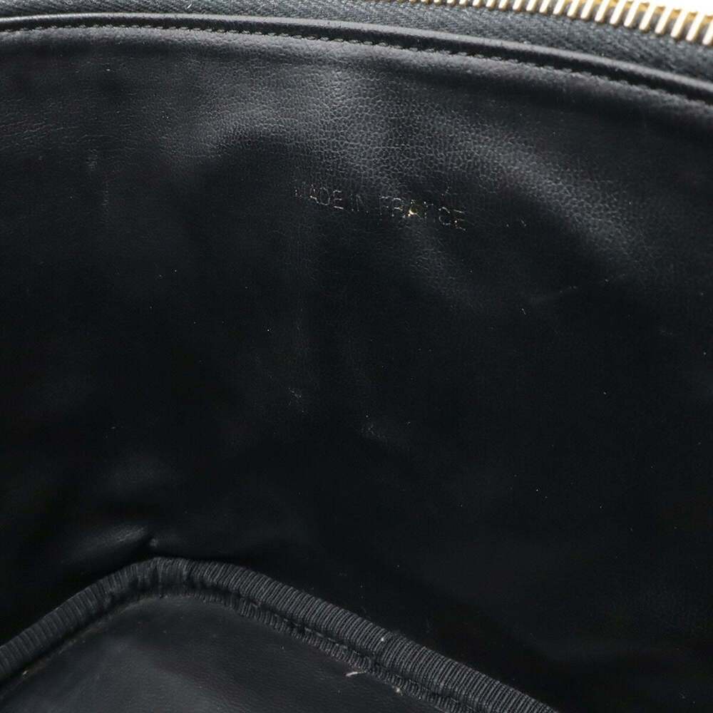 CHANEL Black Caviar Leather Logo Pouch - Picture 8 of 10
